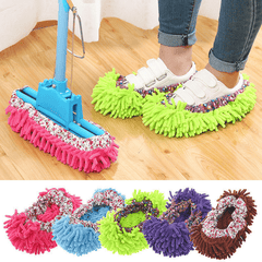 1pc Multifunction Floor Dust Cleaning Slippers Shoes Lazy Mopping Shoes