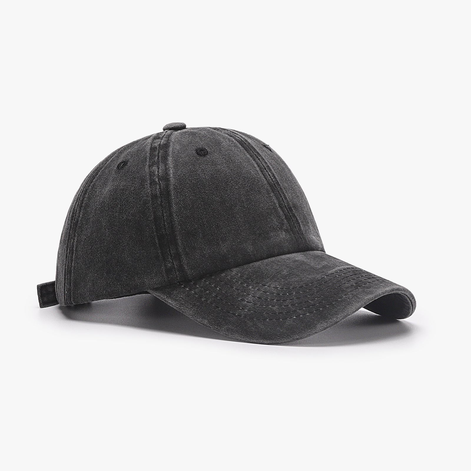 Unisex Washed Denim Adjustable Baseball Cap