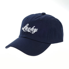 Cotton Baseball Cap Unisex LUCKY Embroidery Sun Hat Adjustable Sports Hat