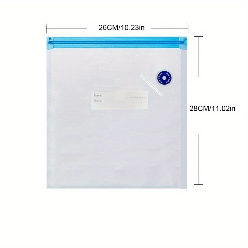 5pcs Reusable Vacuum Sealer Bags Food Storage Household Kitchen Accessories