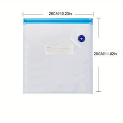 5pcs Reusable Vacuum Sealer Bags Food Storage Household Kitchen Accessories