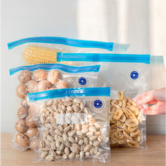 5pcs Reusable Vacuum Sealer Bags Food Storage Household Kitchen Accessories