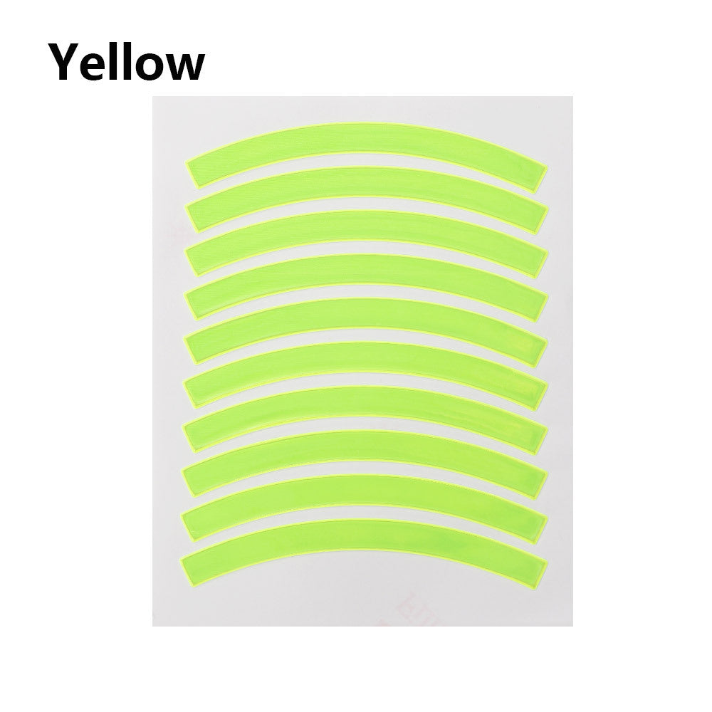 Reflective Tire Sticker for Motorcycles and Bicycles