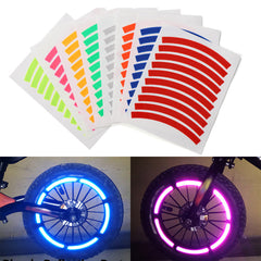Reflective Tire Sticker for Motorcycles and Bicycles