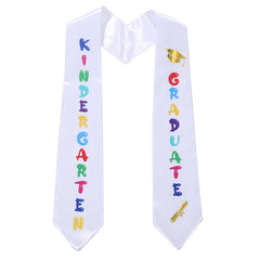 Kids Graduation Ceremony Shoulder Strap Pre-k Honor Award with Double-layer Silk