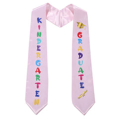 Kids Graduation Ceremony Shoulder Strap Pre-k Honor Award with Double-layer Silk