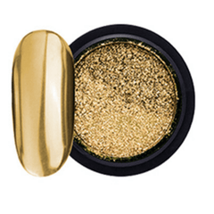 Holographic Nail Powder Metallic Mirror and Bubble Effect