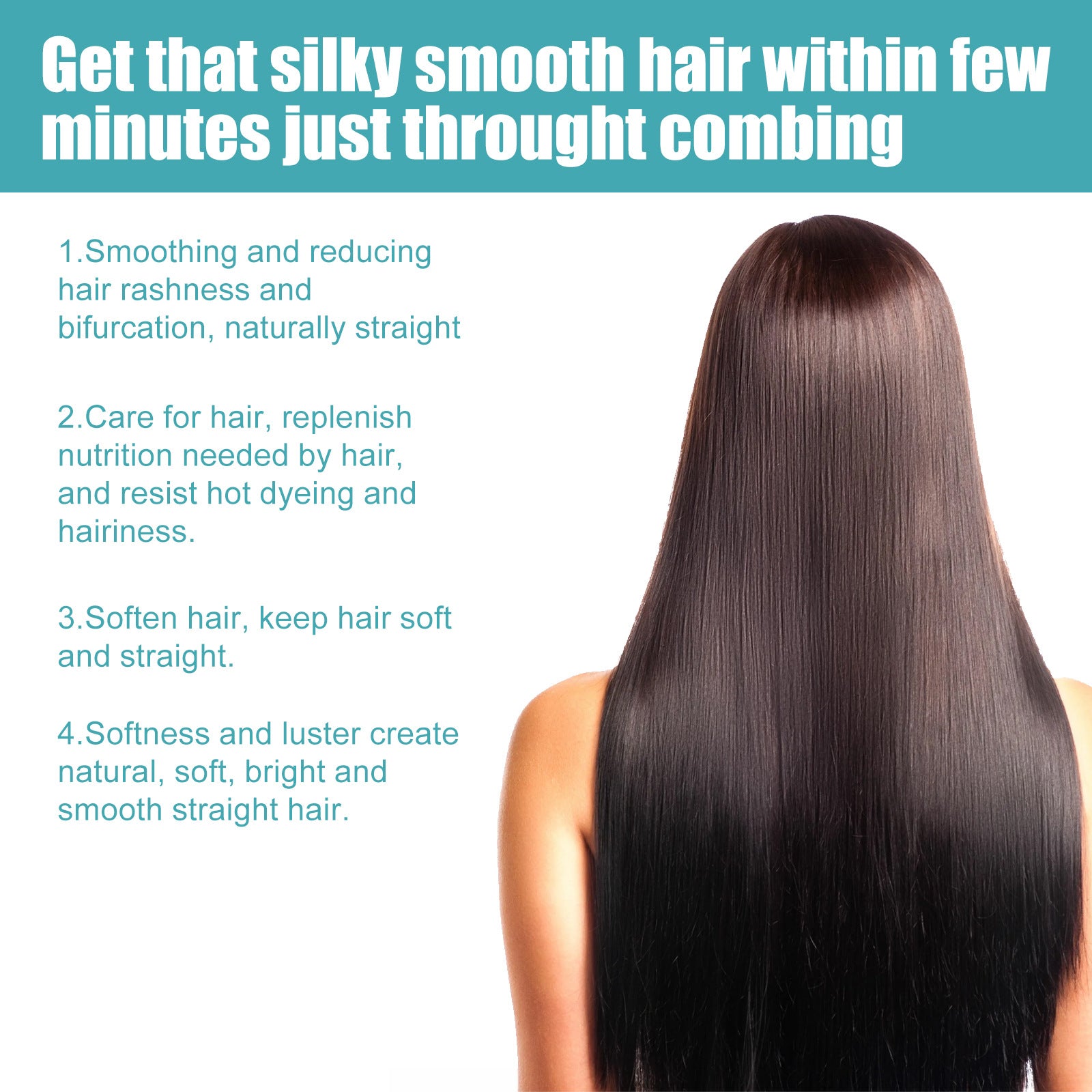 Keratin Hair Straightening Cream for Smooth, Straight Hair