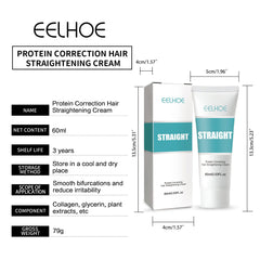 Keratin Hair Straightening Cream for Smooth, Straight Hair
