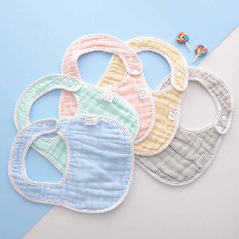 Baby Bib Cotton Gauze Anti-spitting Milk Infant Bib