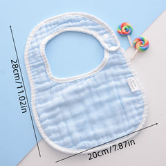 Baby Bib Cotton Gauze Anti-spitting Milk Infant Bib