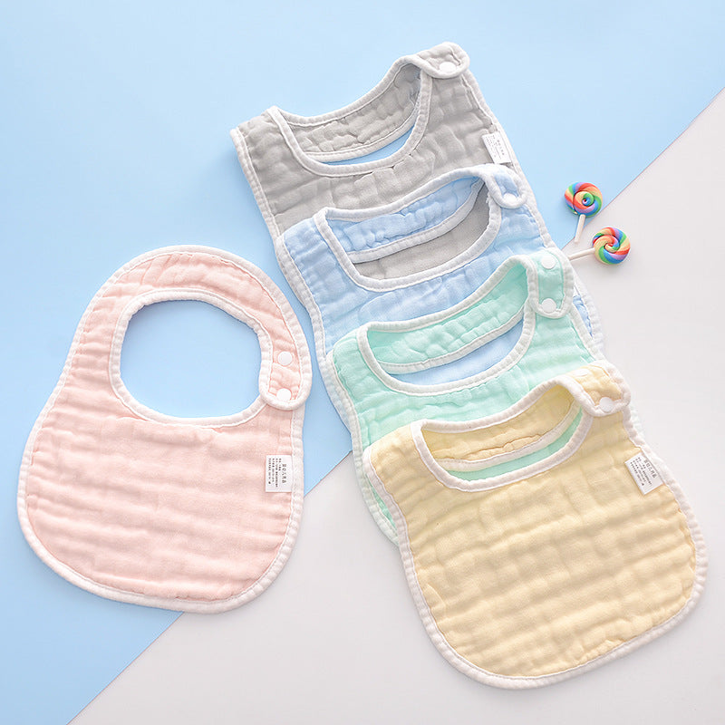 Baby Bib Cotton Gauze Anti-spitting Milk Infant Bib