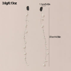 2pcs Star Pendant Hair Chain Sweet Hair Accessories