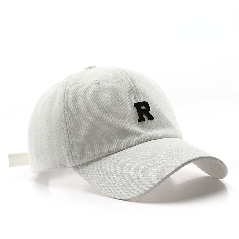 Unisex Adjustable Letter Patched Baseball Cap Sun Protection Hat