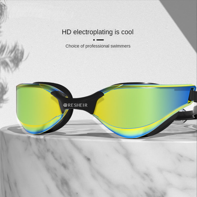 HD Anti Fog Swimming Goggles Waterproof Small Frame for Training & Racing