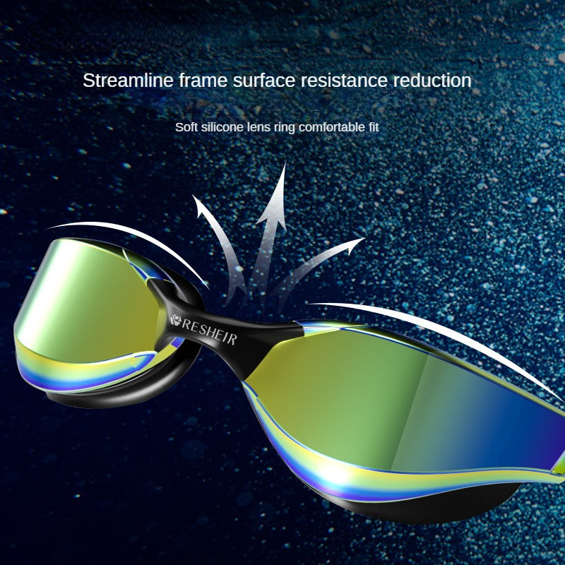 HD Anti Fog Swimming Goggles Waterproof Small Frame for Training & Racing