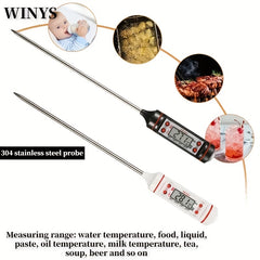 Instant Reading Meat Thermometer Digital Probe Milk Liquid