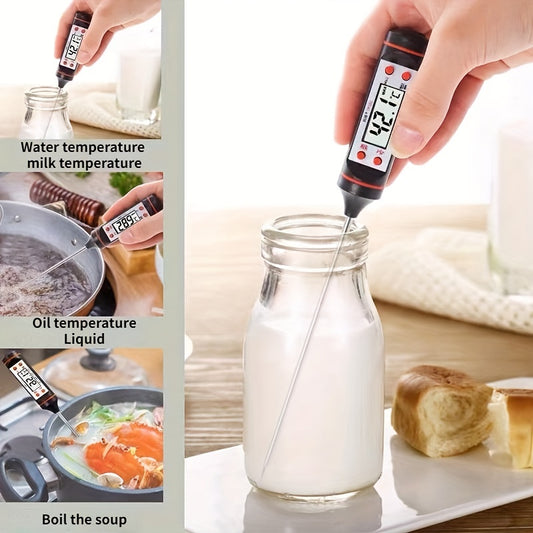 Instant Reading Meat Thermometer Digital Probe Milk Liquid