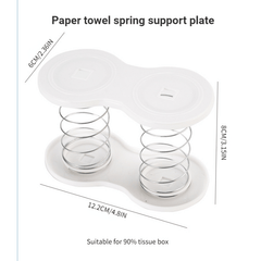 Spring Support Tissue Box Plastic Automatic Draw Tissue Box