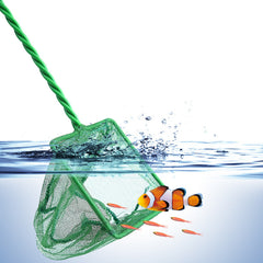 Portable Fishing Net with Long Handle for Aquariums and Ponds