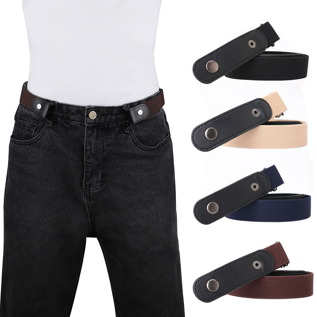 Elastic Adjustable Belt For Jeans Invisible Stretch Belt