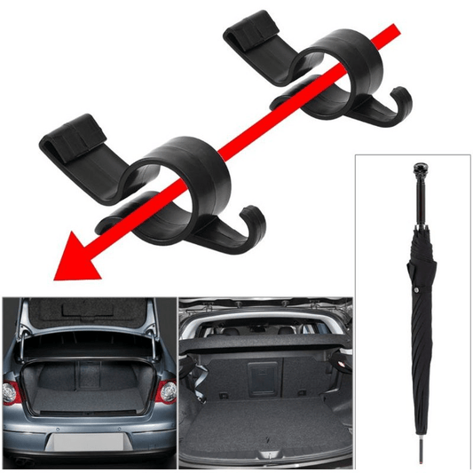 Car Rear Trunk Mounting Bracket Umbrella Holder Clip Organizer