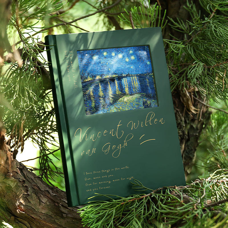 Retro Notebook Horizontal Line Page Hollow Hardbound Book