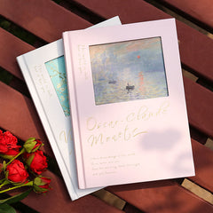 Retro Notebook Horizontal Line Page Hollow Hardbound Book