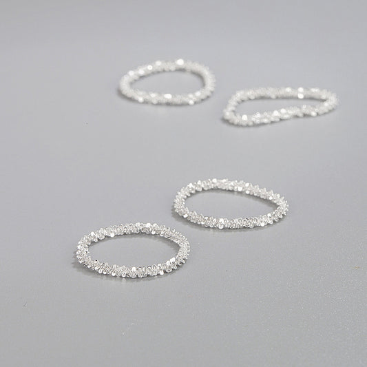 Geometric Ring Faux Pearl Beaded Ring Minimalist Ring For Girls