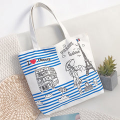 Pattern Shoulder Bag Lightweight Storage Bag Women's Shopper Bag