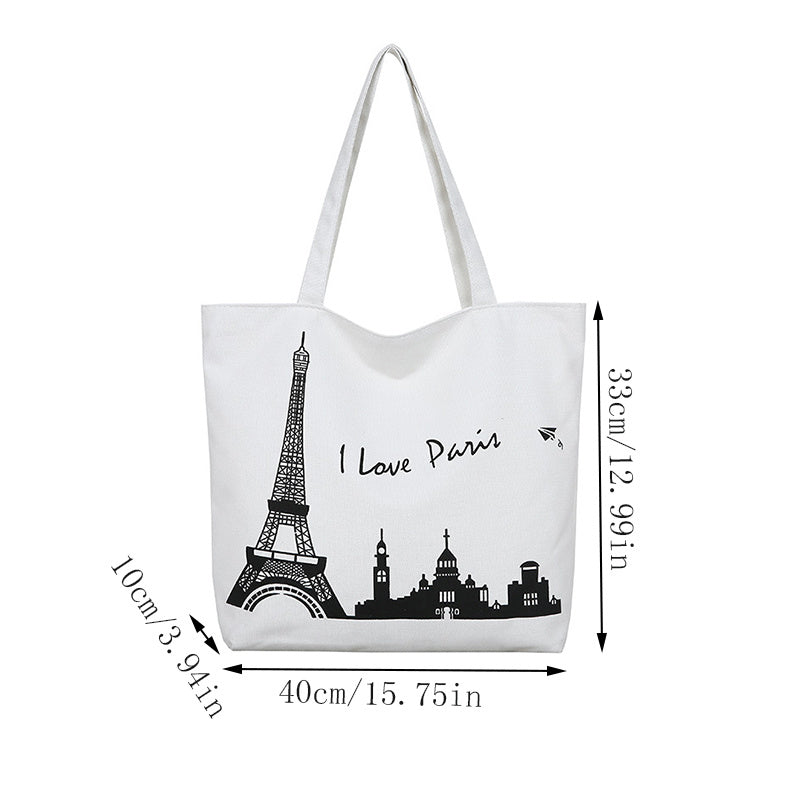 Pattern Shoulder Bag Lightweight Storage Bag Women's Shopper Bag