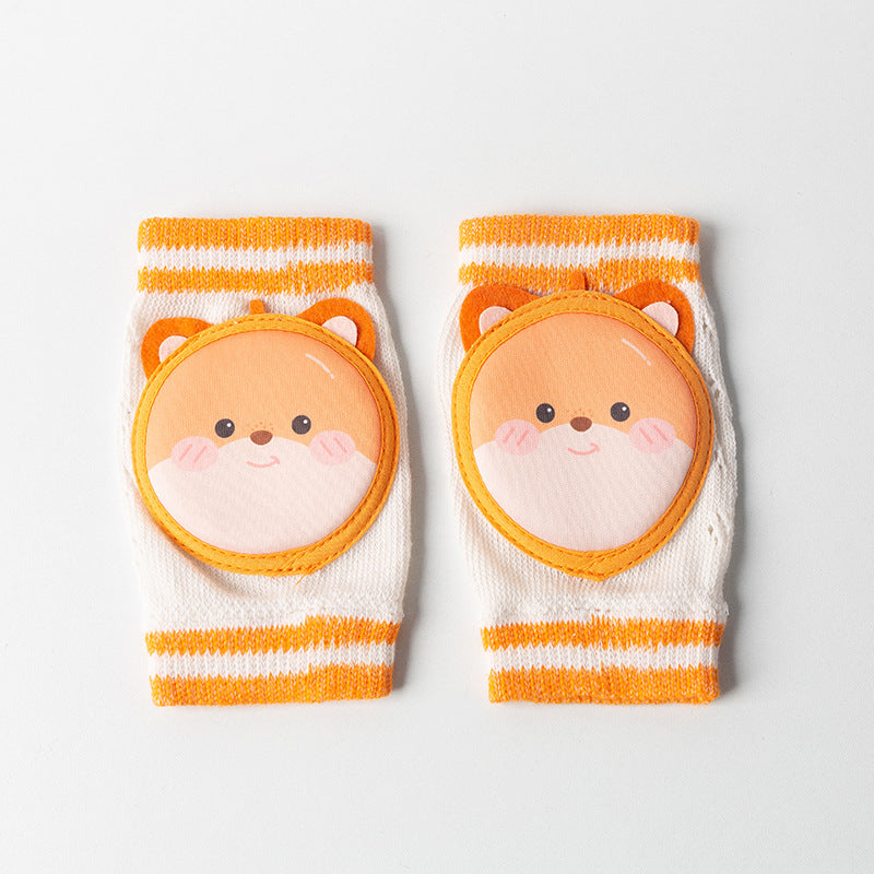 Baby Summer Mesh Knee Guards Cartoon Anti-drop Cover