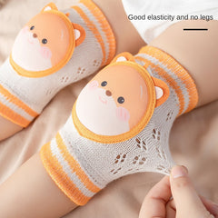 Baby Summer Mesh Knee Guards Cartoon Anti-drop Cover