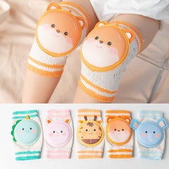 Baby Summer Mesh Knee Guards Cartoon Anti-drop Cover