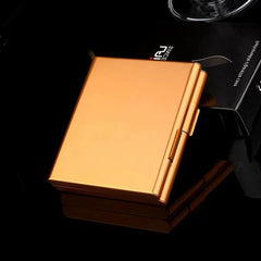 Aluminum Thin Folio Cigarette Case Clip 20 Packs