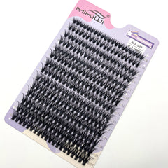 280pcs D Curl Cluster Lashes 9-16mm Mix 30-40D Individual Lashes