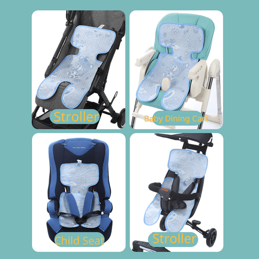 Summer Baby Stroller Mat Ice Silk Breathable General Dining Chair