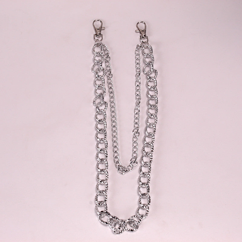 Vintage Punk Pant Chains on Jeans Keychain for Women Men