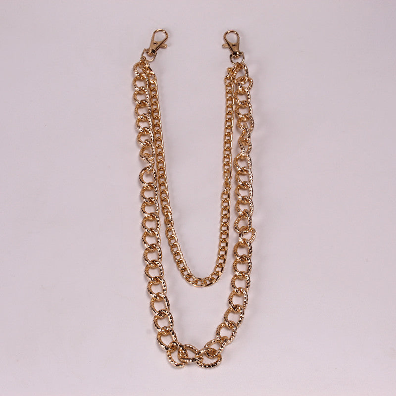 Vintage Punk Pant Chains on Jeans Keychain for Women Men