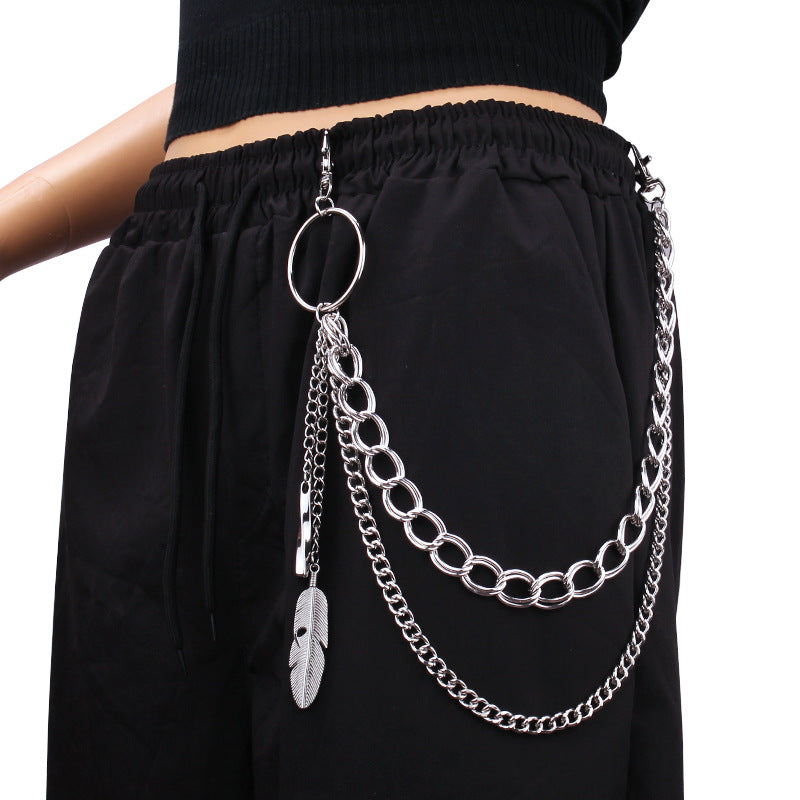 Chunky Waist Belt Chain Wallet Chain Punk Biker Jeans Link Pants Jewelry