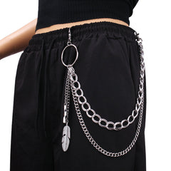Chunky Waist Belt Chain Wallet Chain Punk Biker Jeans Link Pants Jewelry