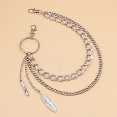 Chunky Waist Belt Chain Wallet Chain Punk Biker Jeans Link Pants Jewelry