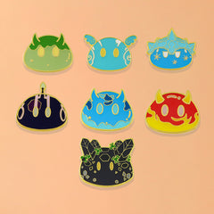 Slime Enamel Pin Badges Brooches For Men Lapel Pins For Backpacks