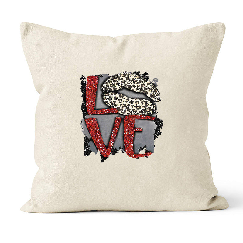 LOVE Lip Iron On Patches Laundry Resistant Sticker