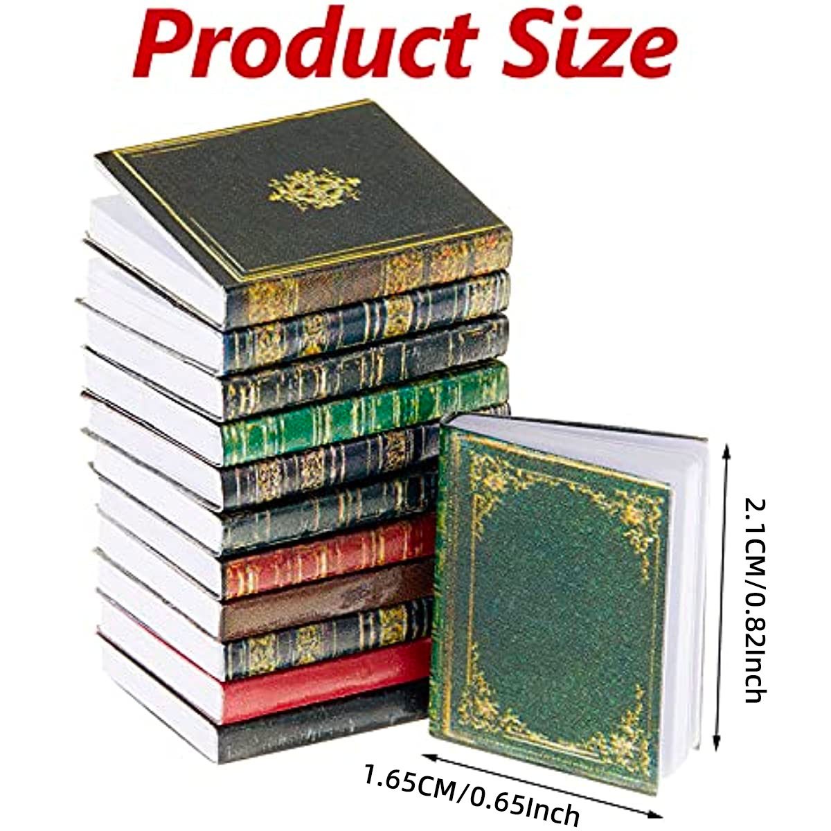 1:12 Scale Miniatures Dollhouse Books - Set of 6