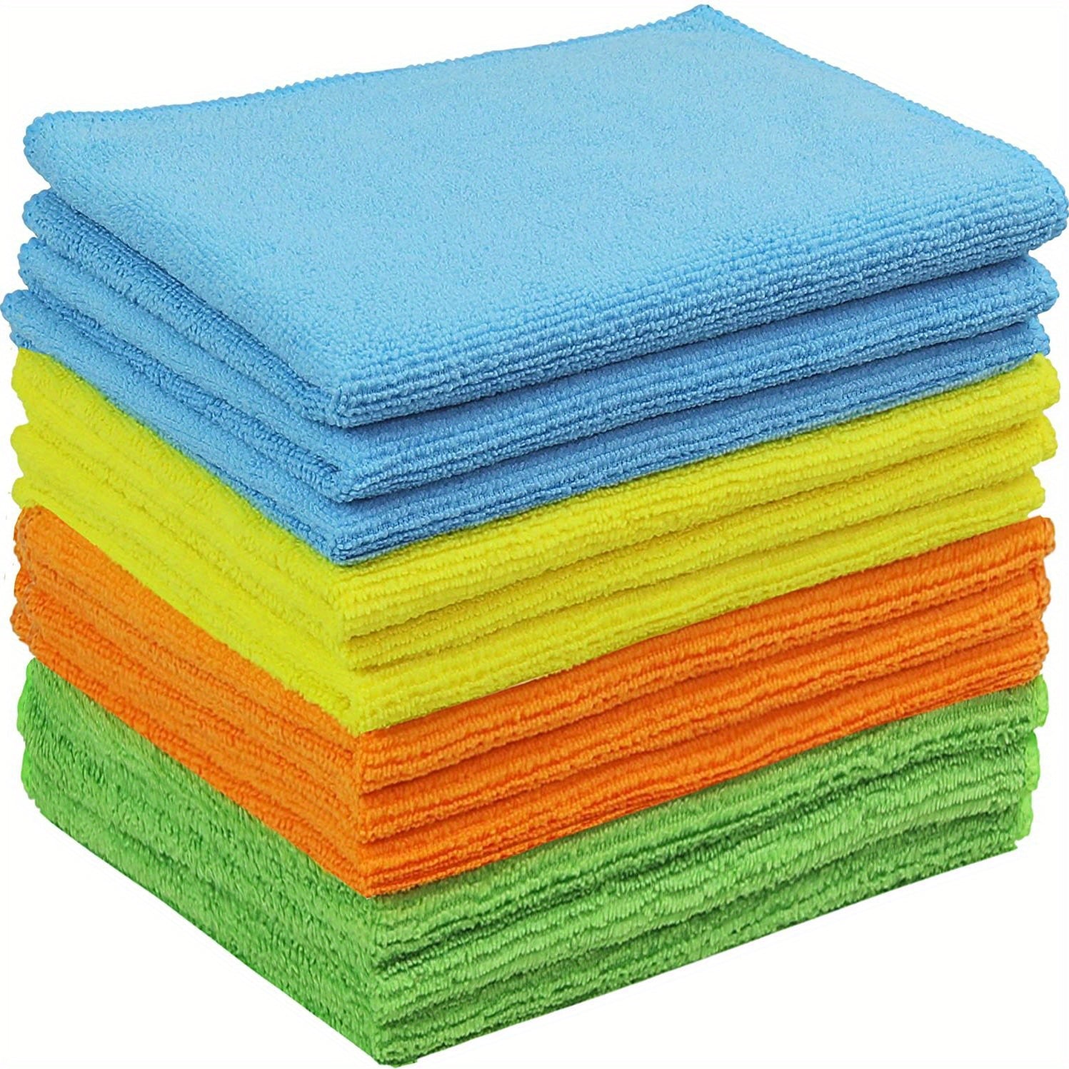 Microfiber Dishcloths Set of 12 Soft Absorbent Kitchen Towels