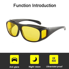 Polarized Night Vision Sunglasses for Men Drivers
