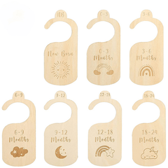 7pcs Baby Wardrobe Dividers for Newborns 18-24 Months