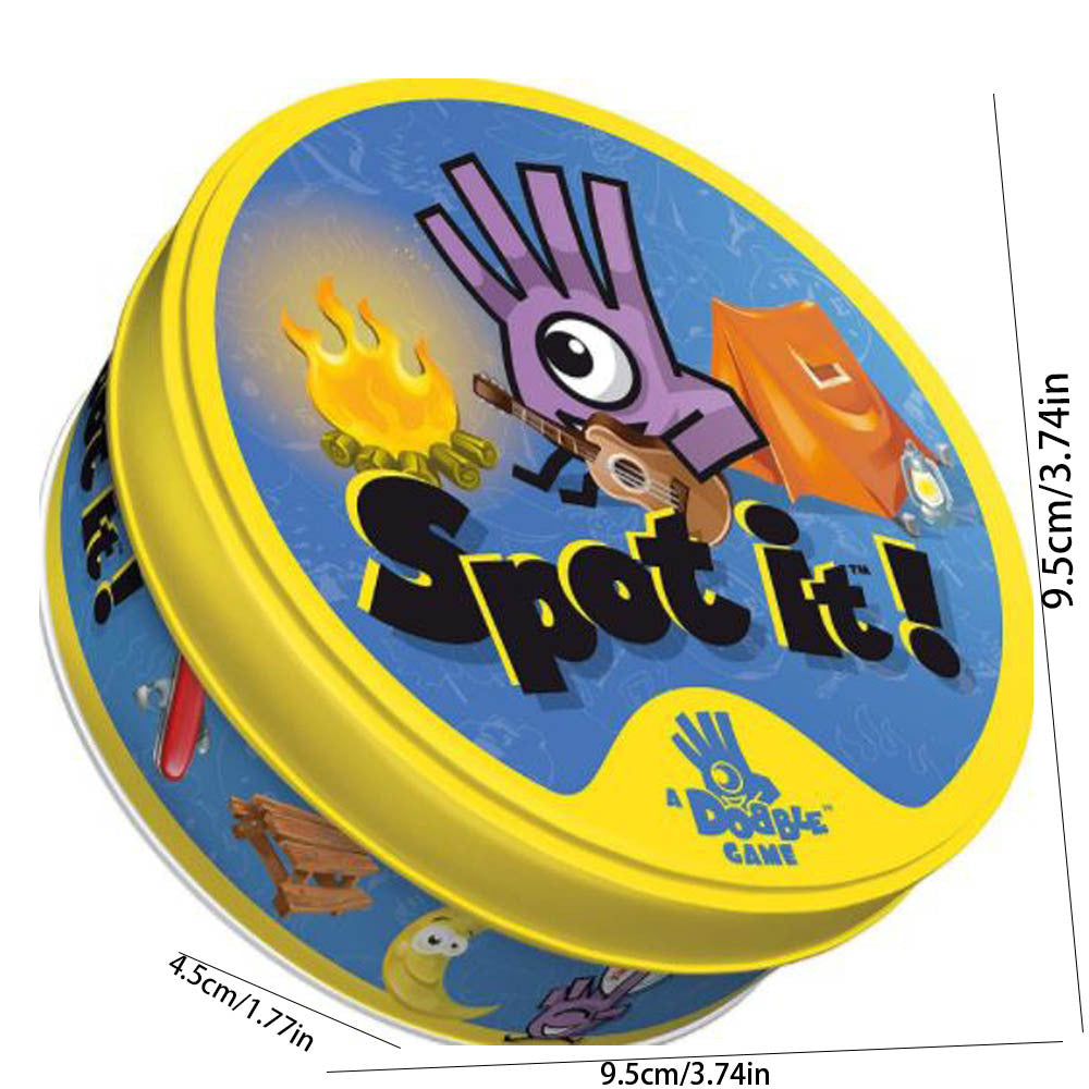 Spot It Fun Card Game for Kids Ages 4 - 5 Players 10 Min Play