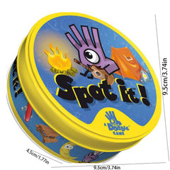 Spot It Fun Card Game for Kids Ages 4 - 5 Players 10 Min Play